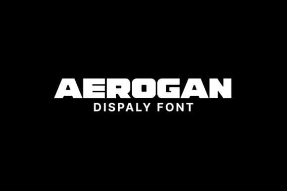 Aerogan Display Font Review for Bold Web Design