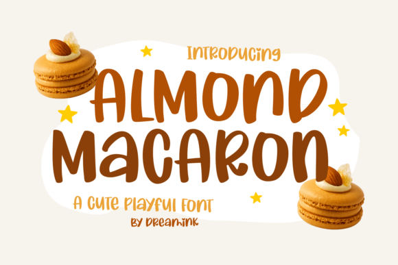 Almond Macaron: A Playful Display Typeface for Modern Campaigns