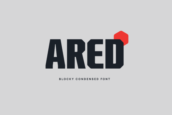 Ared: The Bold Display Font That Transforms Small Business Branding