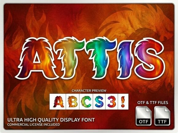 Attis: The Bold Display Typeface for Standout Branding