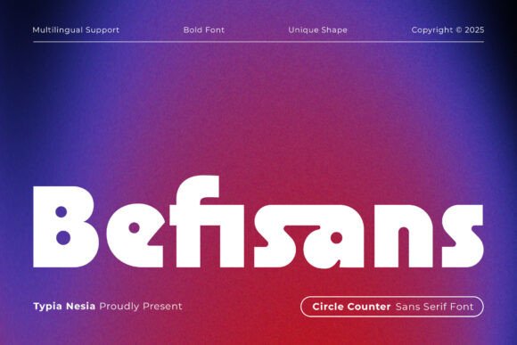 Befisans: The Bold Retro Font for Memorable Brand Identity