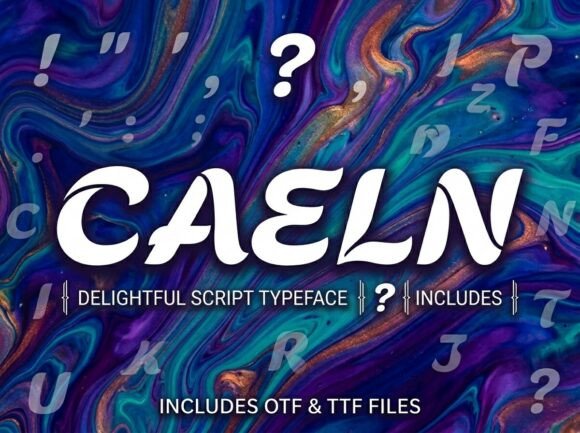 Caeln: The Premium Display Font for Scroll-Stopping Campaigns