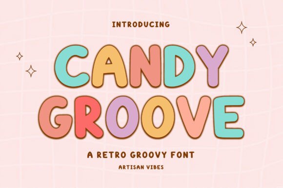 Candy Groove: The Retro Display Font for Playful Web Design