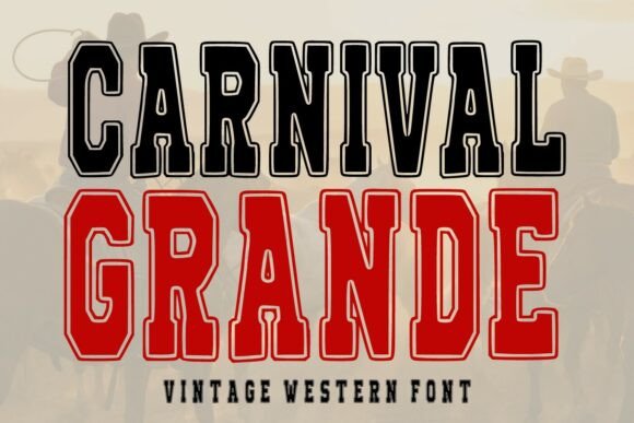 Carnival Grande: The Bold Typeface That Elevates Your Campaign Visuals