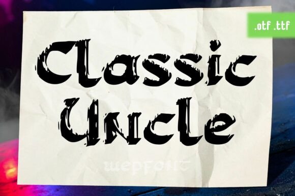 Classic Uncle: The Vintage Typeface That Elevates Small Business Branding