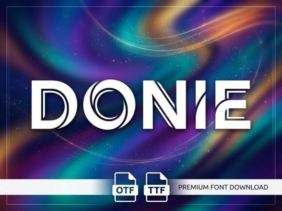 Donie: The Perfect Display Typeface for Handmade Brands