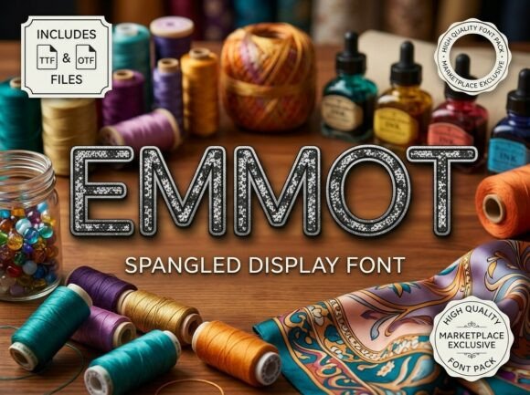 Emmot: A Stunning Display Typeface for Editorial Design