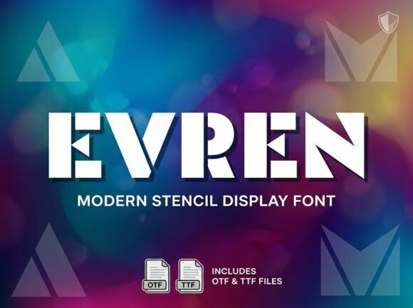 Evren: The Premium Display Typeface for Handmade Shop Branding