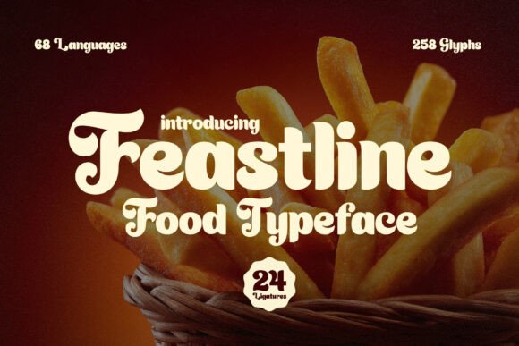 Feastline: The Bold Display Typeface That Elevates Digital Food Brands