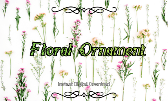 Floral Ornament: The Display Typeface That Elevates Campaign Visuals
