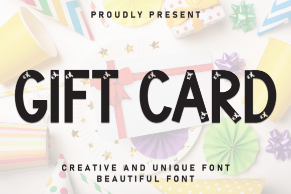 Gift Card: A Handwritten Display Typeface for Modern Web Design