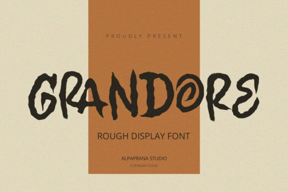 Grandore: A Modern Display Typeface for Editorial Identity