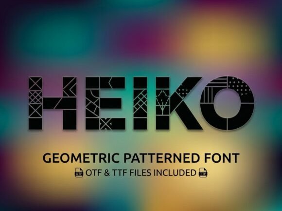 Heiko: The Bold Display Typeface for Modern Web Design