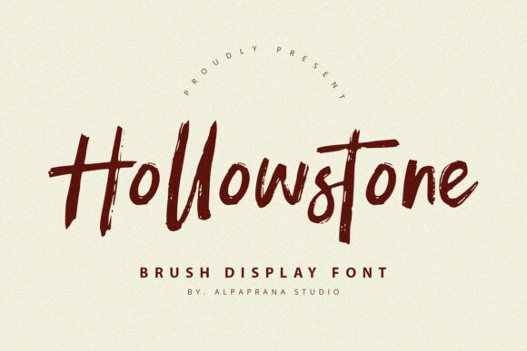 Hollowstone: The Natural Brush Typeface for Handmade Brands