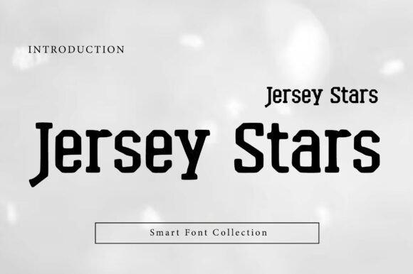 Jersey Stars: The Bold Display Font That Brings Energy to Branding