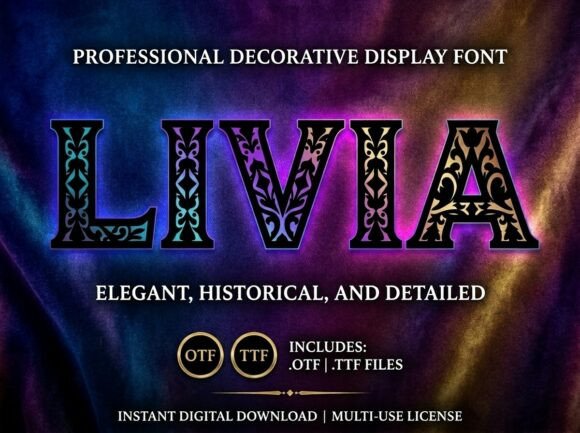 Livia: The Avant-Garde Display Font That Steals the Show