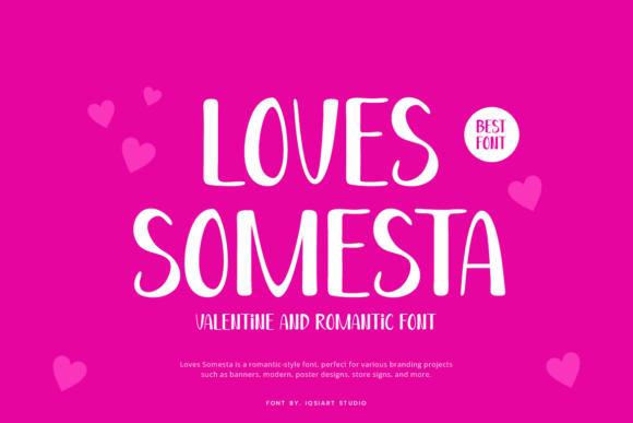 Loves Somesta: The Sweet Typeface for Scroll-Stopping Marketing