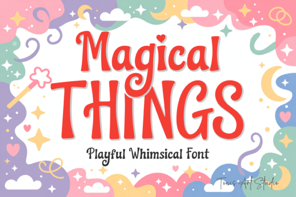 Magical Things: A Playful Typeface for Editorial Design