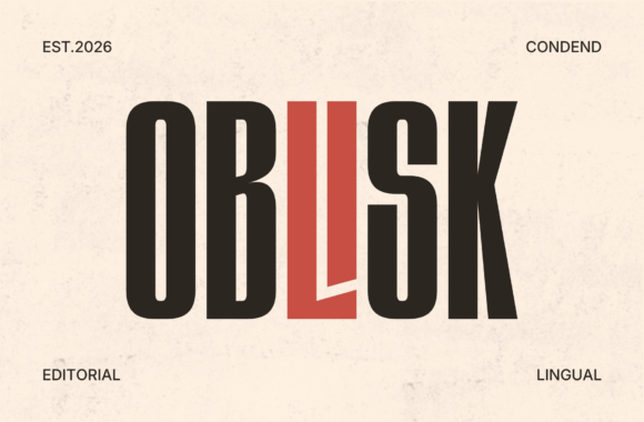 Oblisk: The Bold Display Font That Transforms Small Business Branding