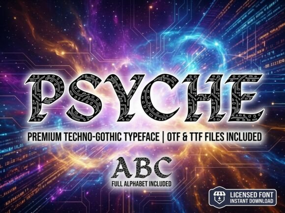 Psyche: The Premium Display Font for Scroll-Stopping Campaigns