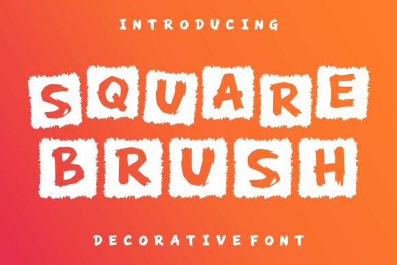 Square Brush: A Bold Typeface for Dynamic Editorial Design