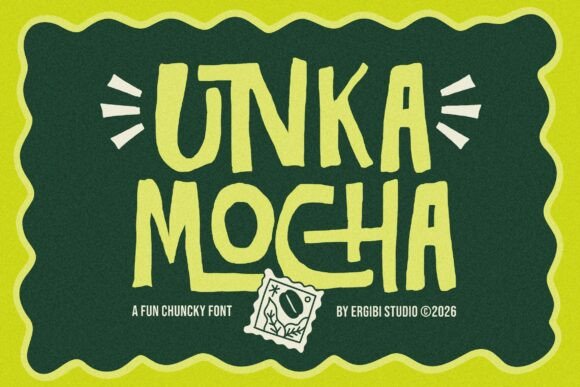 Unka Mocha: The Playful Display Font That Elevates Campaign Visuals