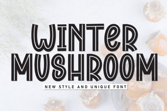 Winter Mushroom: The Handwritten Display Font for Warm Digital Experiences